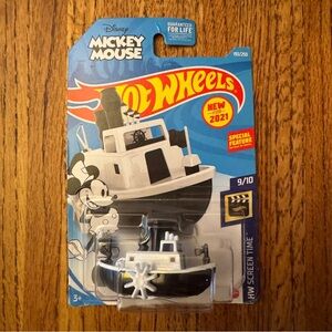 New in packaging, Hot Wheels MICKEY MOUSE Disney Steamboat, 2021